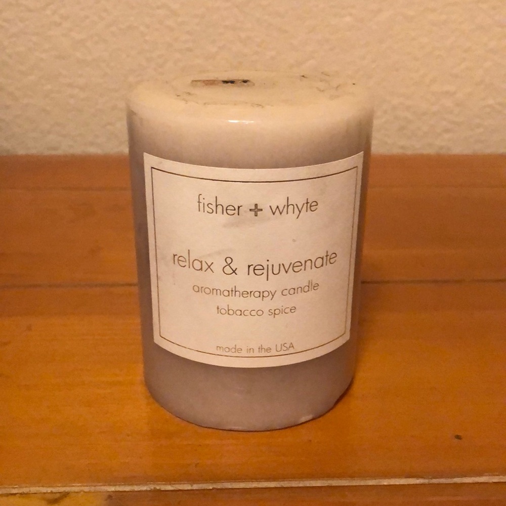 CANDLES AROMATHERAPY GREY SCENT TOBACCO SPICE